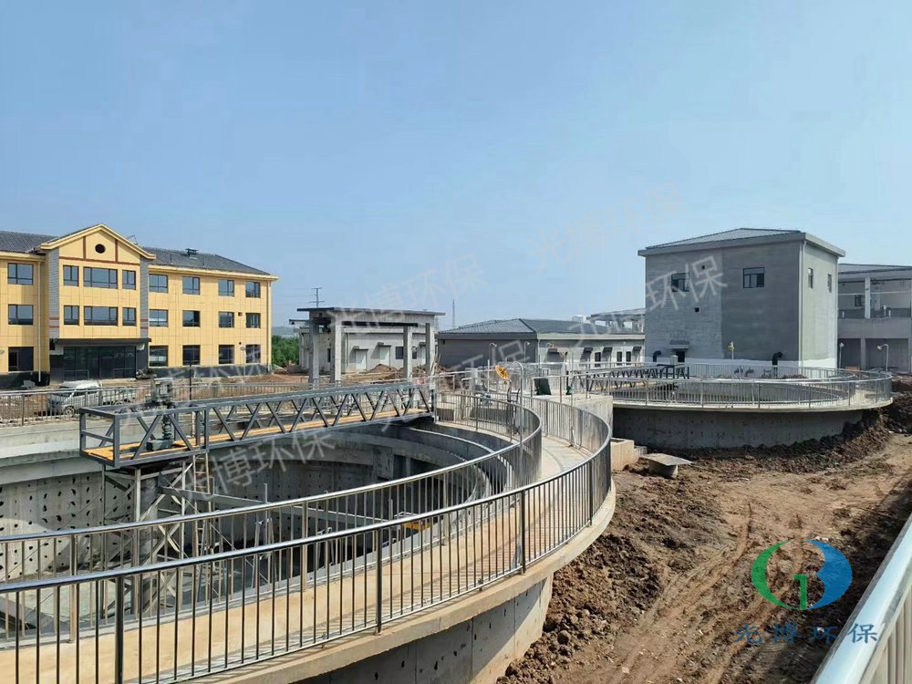 广饶县大王镇田门污水处理厂建设工